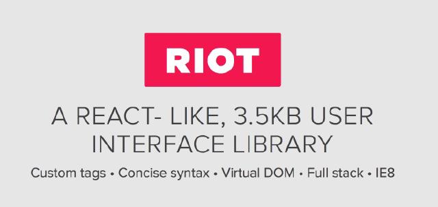Riot.js – nice React alternative